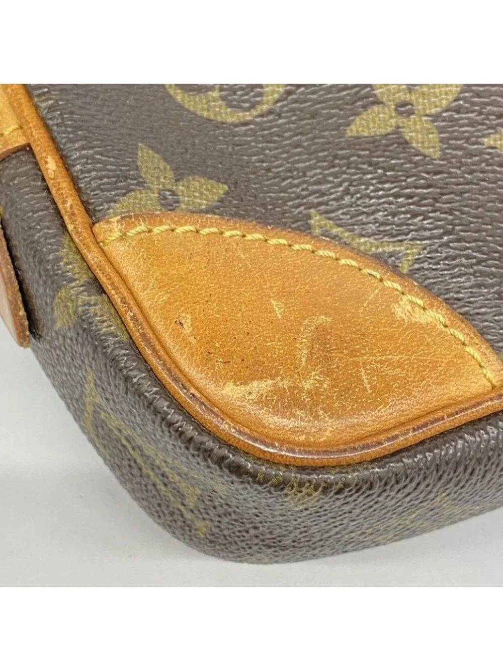 ★SOLD★ Louis Vuitton Clutch Monogram Marly Dragonne PM Brown - Picture 6 of 10
